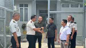 Kepala Lembaga Pemasyarakatan Kelas I Medan Fonika Affandi, menerima kunjungan survey dari Pemerhati Lingkungan Hidup.
