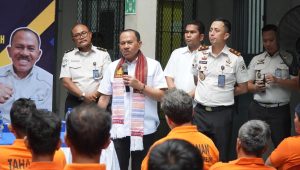 Anggota Komisi XIII DPR RI Kombes Pol (Purn) Dr. Maruli Siahaan., meninjau layanan dan pembinaan warga binaan Rutan Kelas I Medan.