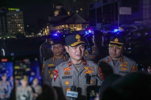 Wakapolda Sumut Brigjen Pol Sonny Irawan, saat memberikan keterangan pers proses pemulihan pasokan listrik di wilayah Sumatera Utara pasca-terjadinya blackout di sejumlah daerah.