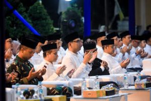 Wakil Ketua DPRD Medan, Rajudin Sagala, menghadiri malam Takbiran Iduladha 1447 H, Selasa(26/5).
