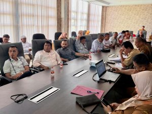 DPRD Binjai menggelar rapat bersama Tim Anggaran Pemerintah Daerah (TAPD).