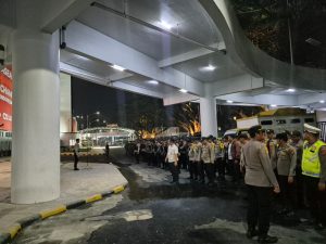 Polda Sumut, Sat Brimob Polda Sumut, Polrestabes Medan, Polresta Deli Serdang, TNI, Dinas Perhubungan, serta instansi terkait, mengawal pelaksanaan ASEAN U-19 Boys' Bank Sumut Championship 2026.