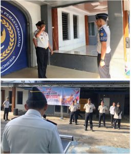 Rumah Tahanan Negara Kelas IIB Pangkalan Brandan melaksanakan Upacara Peringatan Hari Lahir Pancasila.