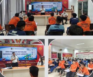 Rutan Kelas I Labuhan Deli melaksanakan sosialisasi tentang upaya pencegahan dan penularan Hantavirus kepada seluruh warga binaan.