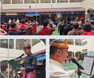 Rumah Tahanan Negara (Rutan) Kelas I Labuhan Deli melaksanakan Upacara Peringatan Hari Keluarga Nasional (Harganas) ke-33.