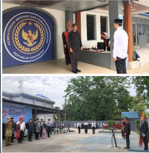 Rumah Tahanan Negara Kelas IIB Pangkalan Brandan melaksanakan Upacara Peringatan Hari Keluarga Nasional (Harganas) ke-33.
