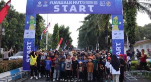 Polresta Deli Serdang turut berpartisipasi dalam Fun Walk yang diselenggarakan Pemerintah Kabupaten Deli Serdang.