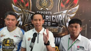 Ketua Panitia Esports Kapolda Cup 2026, Kombes Pol. Dr. Bayu Wicaksono, didampingi Kabid Humas Polda Sumut Kombes Pol. Dr. Ferry Walintukan.
