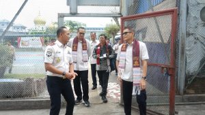 Kepala Lapas Kelas I Medan, Fonika Affandi, menerima Kunjungan Kerja (Kunker) Staf Ahli, Staf Khusus, dan Tenaga Ahli Menteri Imigrasi dan Pemasyarakatan.