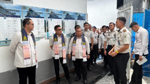 Staf Ahli dan Staf Khusus Kementerian Imigrasi dan Pemasyarakatan (Kemenimipas), melaksanakan kunjungan kerja ke Rumah Tahanan Negara (Rutan) Kelas I Medan.