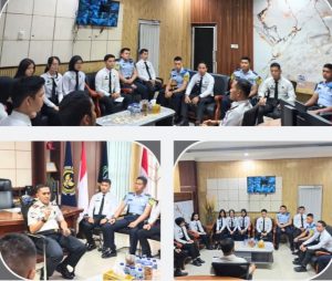 Karutan Kelas I Labuhan Deli, Eddy Junaedi, memberikan penguatan dan arahan kepada Calon Pegawai Negeri Sipil (CPNS) serta Taruna Politeknik Ilmu Pemasyarakatan (Poltekip).