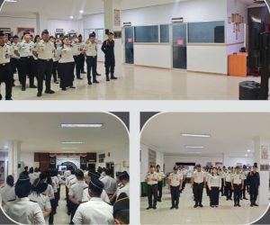 Rumah Tahanan Negara (Rutan) Kelas I Labuhan Deli mengikuti Apel Bersama Bulan Juli Tahun 2026 secara virtual oleh Kementerian Koordinator Bidang Hukum, Hak Asasi Manusia, Imigrasi, dan Pemasyarakatan.