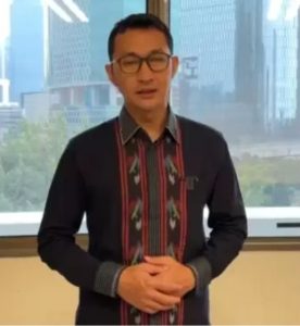 Foto : Juru Bicara KPK, Budi Prasetyo, di Gedung Merah Putih KPK, Kuningan, Jakarta Selatan. Jumat (3/7). (BM-red).