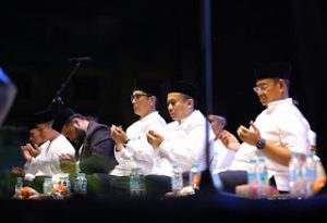 Wakil Ketua DPRD Medan, H. Zulkarnaen menghadiri Perayaan Tahun Baru Islam 1 Muharram 1448 H di Lapangan Sejati Pratama Medan, Kecamatan Medan Johor.
