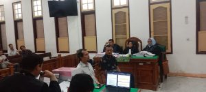 Foto :  Pengadilan Tindak Pidana Korupsi (Tipikor) pada Pengadilan Negeri Medan menggelar sidang lanjutan kasus dugaan korupsi proyek Waterfront City Pangururan dan Menara Pandang Tele di Kabupaten Samosir, Sumatera Utara, Rabu (5/8/2026). (BM-red)