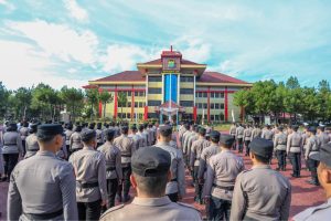 Kepolisian Daerah Sumatera Utara menggelar upacara peringatan Hari Ulang Tahun (HUT) ke-81 Kemerdekaan Republik Indonesia.