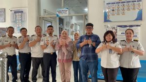 Lembaga Pemasyarakatan (Lapas) Kelas I Medan menerima kunjungan tim BPJS Kesehatan Kota Medan.