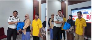 Rumah Tahanan Negara Kelas IIB Pangkalan Brandan menyalurkan bantuan sosial kepada keluarga warga binaan.