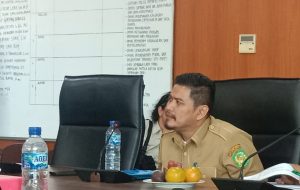 Kepala Tim Pengawasan Dinas Perkim Cikataru Kota Medan, Hafiz.