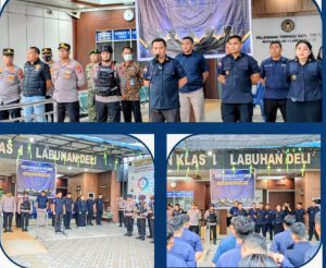 Rutan Kelas I Labuhan Deli menggelar Razia Gabungan dan Tes Urine bagi pegawai dan warga binaan.