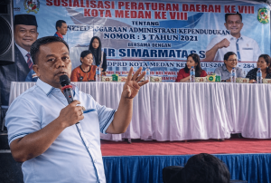 Anggota DPRD Kota Medan dari Fraksi Gabungan PAN-Perindo, Binsar Simarmata.
